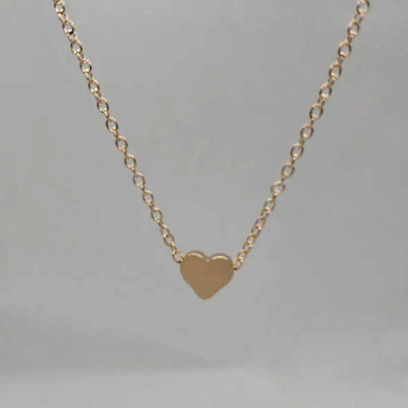 Tiny Heart Choker Necklace